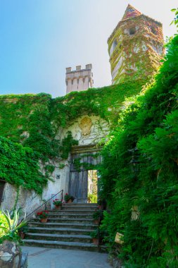 Sokakta Ravello village adlı yaz, Amalfi coast İtalya