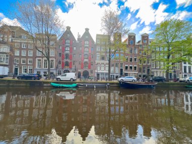 Tarihsel evler cepheleri, Hollanda, Amsterdam kanal halkası