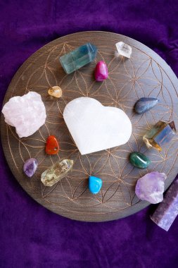 Gemstones minerals stones in the shape of obelisks. Witchcraft, herbal medicine and healing, Magic healing Rock for Reiki Crystal Ritual, Witchcraft, spiritual esoteric practice. clipart