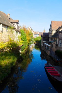 Ayrıntılar Colmar Petit Venedik bölgesi, en ünlü şehir Alsace, Fransa