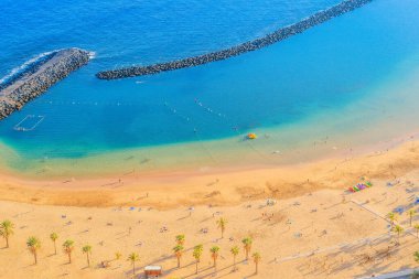 Santa Cruz de Tenerife, İspanya sahil şeridi.