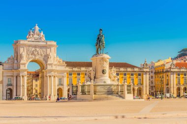 Rua Augusta Kemeri Ticaret Meydanı, Lizbon, Portekiz