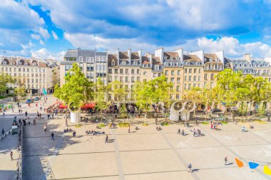 ünlü Meydanı Georges Pompidou Paris Fransa