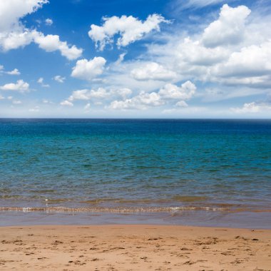 Sakin masmavi deniz arka plan, Tenerife