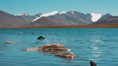 Kırgızistan 'ın Issyk Kul Bölgesinde Barskoon Arabel Syrts