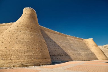 Buhara Sandığı 'nın duvarları Özbekistan' daki eski kaleler