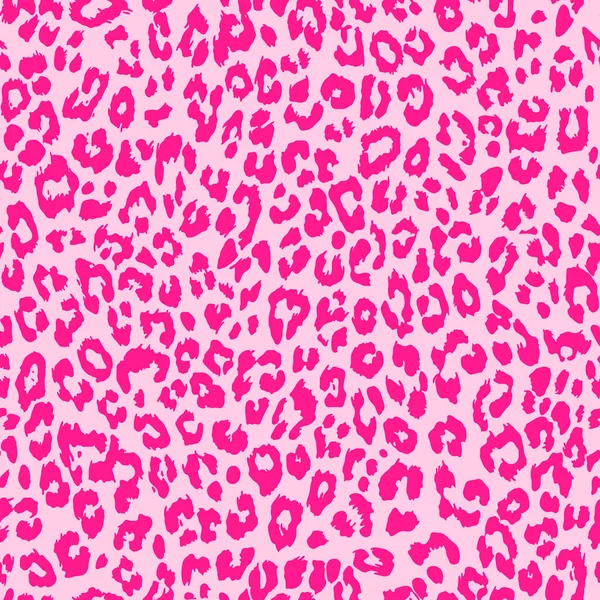 Διάνυσμα Δημιουργικής Λεοπάρδαλης Χωρίς Ραφή Σχέδιο Ροζ Χρώμα — Διανυσματικό Αρχείο