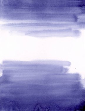 Parlak mavi ve mor suluboya dokular. El çizimi arkaplan