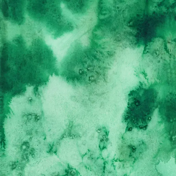 Parlak yeşil suluboya dokusu. El çizimi arkaplan