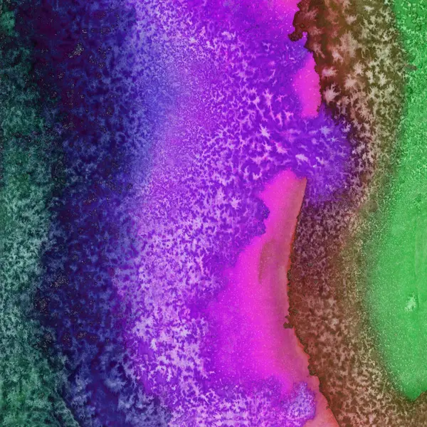 Bright painted watercolor rainbow texture. Hand drawn background with text place