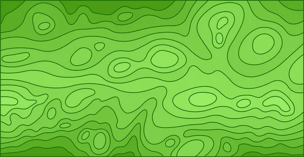 Абстрактна Векторна Топографічна Карта Ізоляціями Фоні Зеленого Візерунка — стоковий вектор