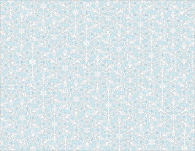 Kar tanesi çizgisi deseni. Katmanlı kış sezonu kar tanelerinin arka planını süslüyor. Doğrusal kar taneleri, kağıt ambalajı, kumaş baskısı, duvar kağıdı dekoru için tekrar eden süslemeler. Buzlu buz ana hatları vektör çizimi