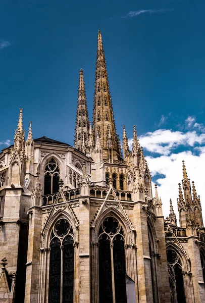 Bordeaux Katedralen Romersk Katolska Saint Andrew Kyrkan Berömd Bordeaux Turist — Stockfoto