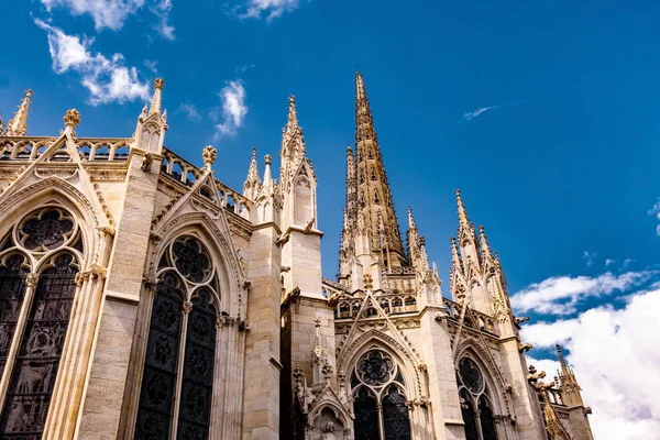 Katedrála Bordeaux Římskokatolický Kostel Ondřeje Slavný Bordeaux Turistické Sigthseen Budova — Stock fotografie