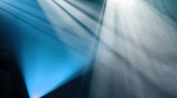 Абстрактний Фон Синьо Білого Світла Сцени Проекторів Прожекторів Світиться Фон — стокове фото