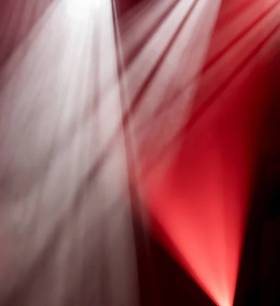 Abstract Background Red White Light Stage Spotlights Projectors Glow Backdrop — Stock Photo, Image