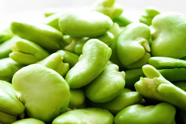 Green Raw Soy Beans Closeup View — Stock Photo, Image
