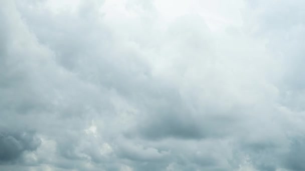 Schnell Fliegende Wolken Vor Regen Aufgenommen Einem Vertikalen Zeitraffer Video — Stockvideo