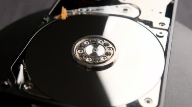 Bilgisayar HDD Hard Disk Sürücüsü. Bilgisayar Depolama Belleği Kapat