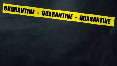 Siyah Arkaplanda Metin Karantinası ile Uyarı Kaydı