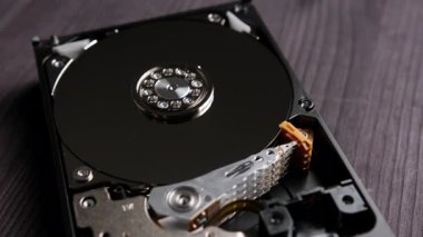 Bilgisayar HDD Hard Disk Sürücüsü. Bilgisayar Depolama Belleği Kapat