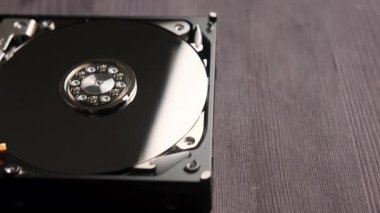 Bilgisayar HDD Hard Disk Sürücüsü. Bilgisayar Depolama Belleği Kapat