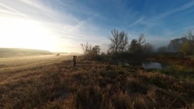 Drone Doğayı Yakaladı: Büyüleyici Gündoğumu Manzarası