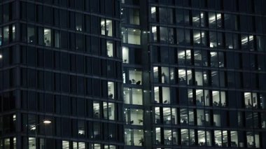 Cam Kule Ofis Binasının Penceresinden Hava Görüntüsü