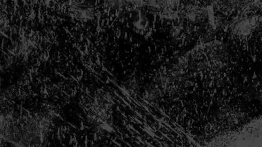 Paslı Toz ve Gerilmeler Siyah Üzerine Çizgili Bir Animasyon Oluşturur