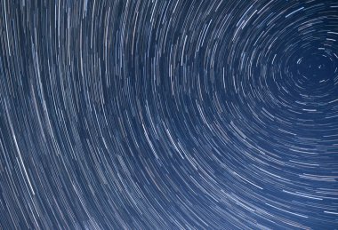 İnanılmaz Gece Yıldızlı Karanlık Gökyüzü