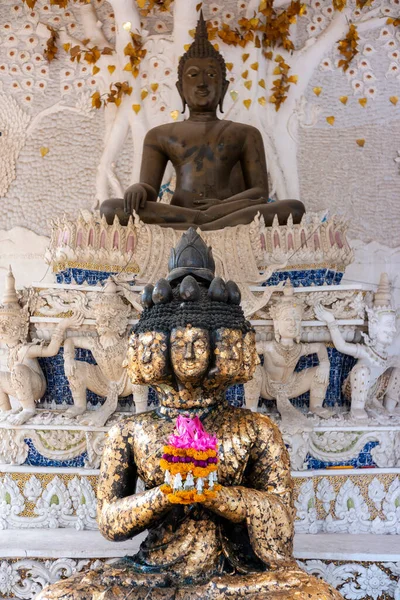Die Alte Buddha Statue Von Thailand — Stockfoto