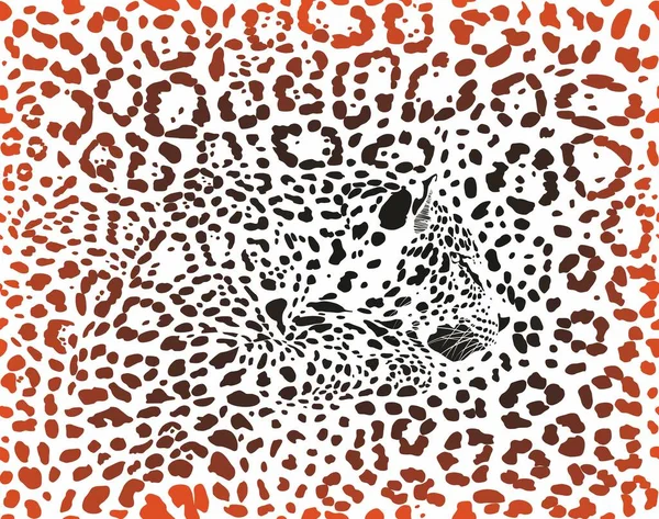 Color Seamless Background Jaguars Latin Panthera Onca — Stock Vector
