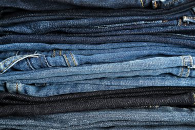 arka plan için dizilmiş kot pantolon