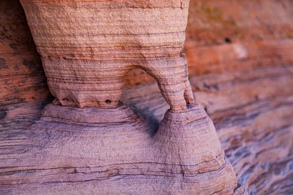 Antigua Roca Sedimentaria Erosionada Por Tiempo Tiempo Esculturas Únicas Que Fotos De Stock
