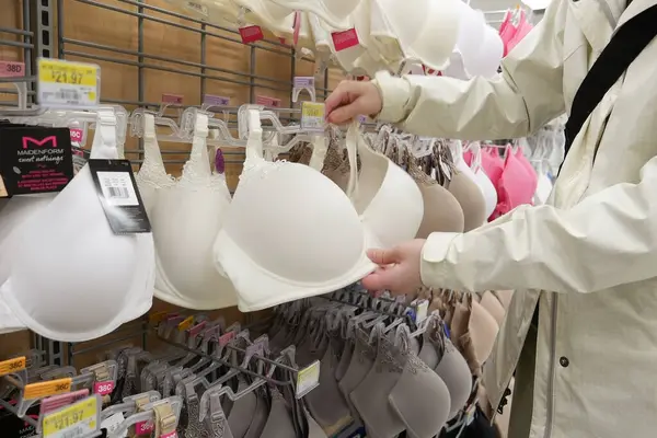 Finding Perfect Bra Walmart Royalty Free Stock Images