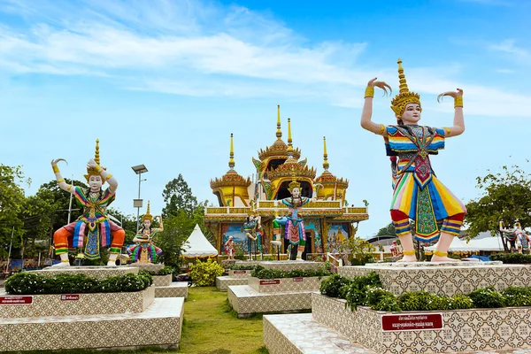 Wat Kang Pla Dystrykcie Thung Song Nakhon Thammarat Tajlandia Zdjęcie Stockowe