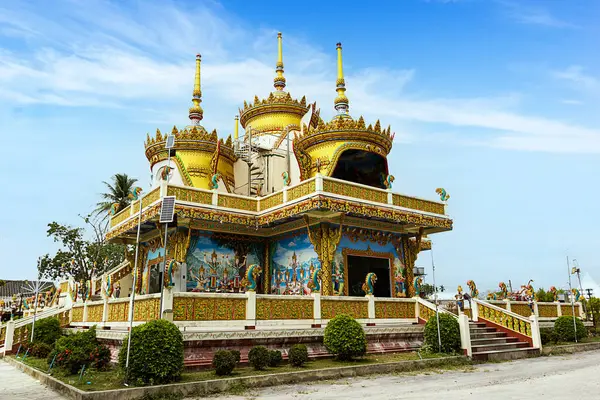 Nakhon Thammarat Tayland Daki Thung Song Bölgesi Tapınağı Ndan Wat — Stok fotoğraf