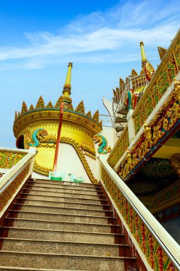 Thung Song bölgesi Nakhon Si Thammarat Tayland 'daki Wat Kang Pla Tapınağı