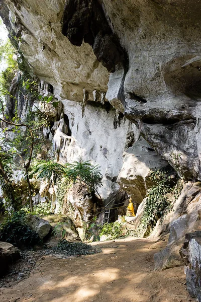 Пещера Лесу Wat Tham Phraphut Буддийский Храм Чанг Таиланд — стоковое фото