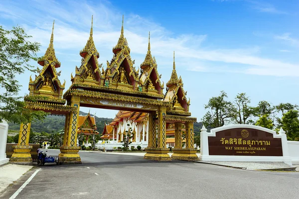 Phuket Tayland Daki Wat Sirisrilasupara Budizm Tapınağı — Stok fotoğraf