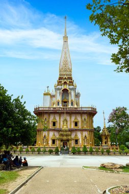 Wat Chaitharam (Wat Chalong) Phuket Tayland 'daki Budizm Tapınağı