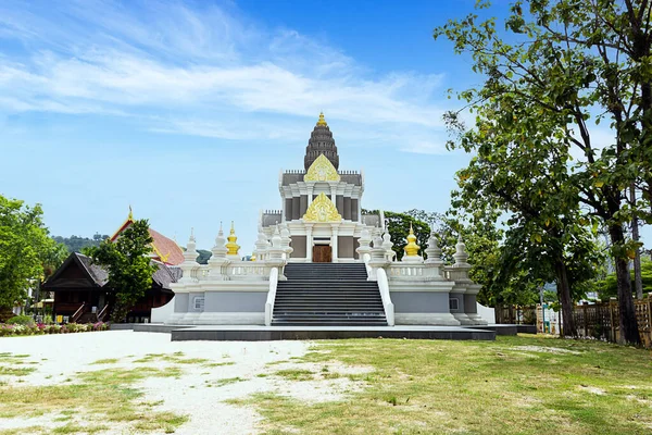 Wat Chaitharam Wat Chalong Phuket Teki Ünlü Budizm Tapınağı — Stok fotoğraf