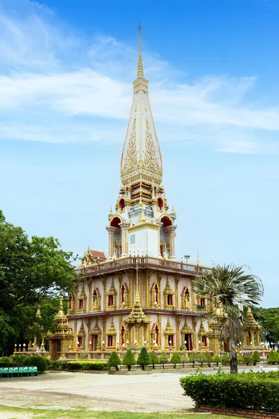 Wat Chaithararam Wat Chalong 泰国普吉的佛教寺庙 — 图库照片