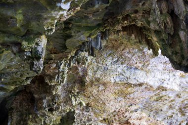 Tayland Tham Sam Rock Sanat Mağarası Phang-nga 'da