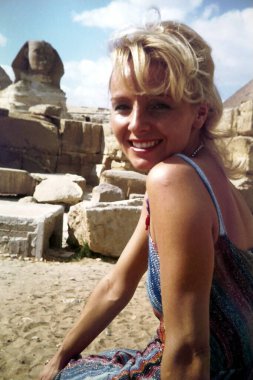 Junge Frau in Aegypten in den 70er Jahren