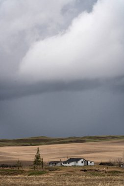 Summer Storms in the Canadian Prairies Dramatic Scenes