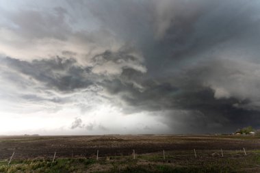 Summer Storms in the Canadian Prairies Dramatic Scenes