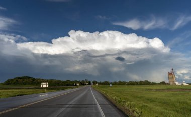 Summer Storms in the Canadian Prairies Dramatic Scenes