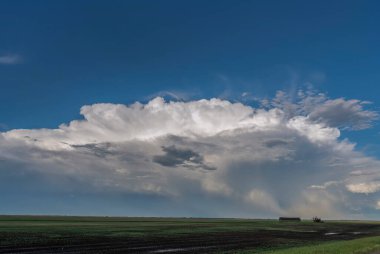Summer Storms in the Canadian Prairies Dramatic Scenes
