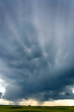 Summer Storms in the Canadian Prairies Dramatic Scenes
